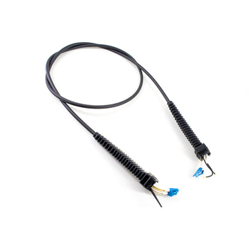 LC-NSN (LC) Single-Mode Dual-Core Waterproof Tail Sleeve Threaded Armored Mouse Bite-Proof RRU Base Station Pull-Out Fiber Optic Cable